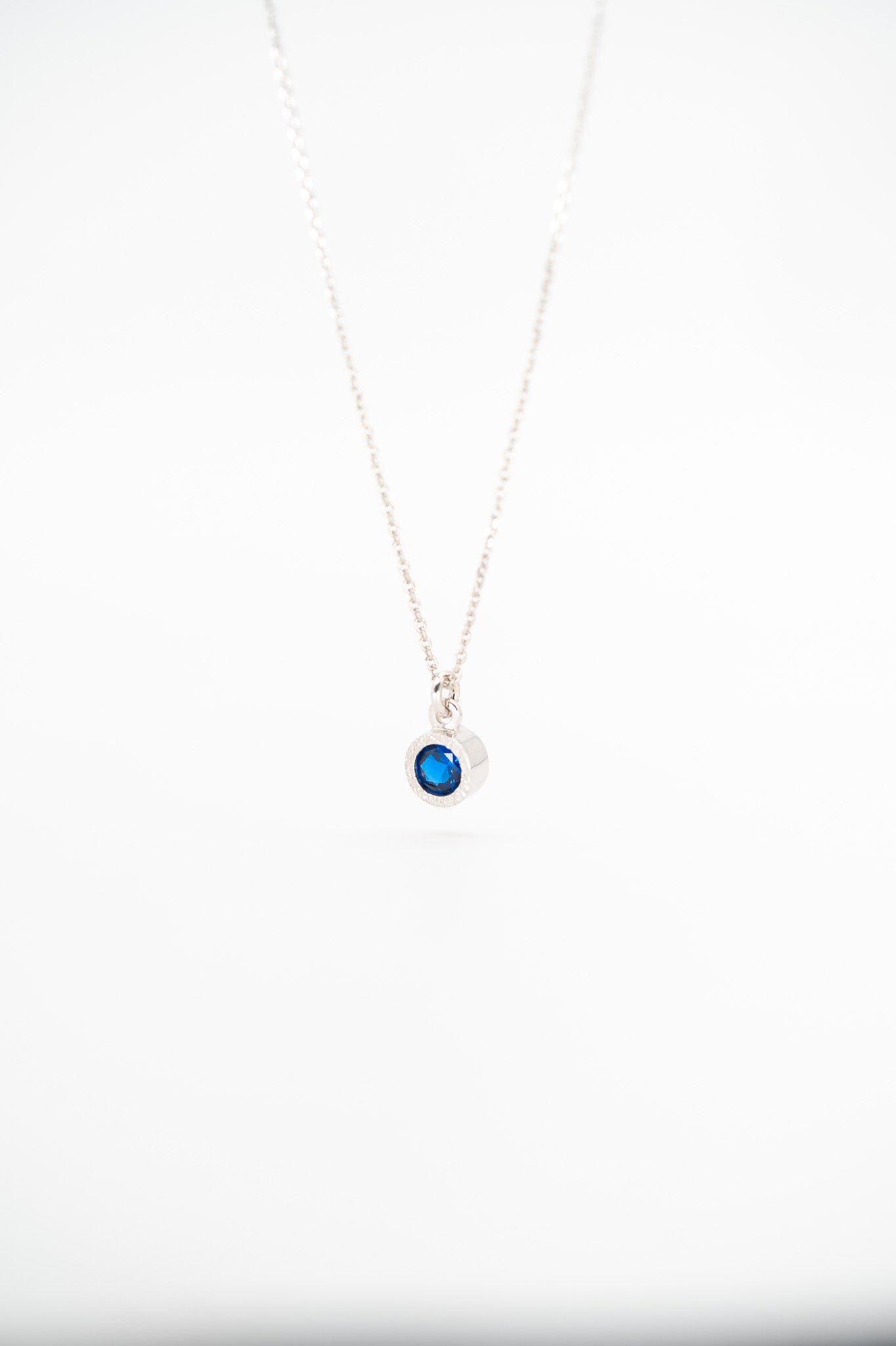 Sapphire Zirconia Pendant