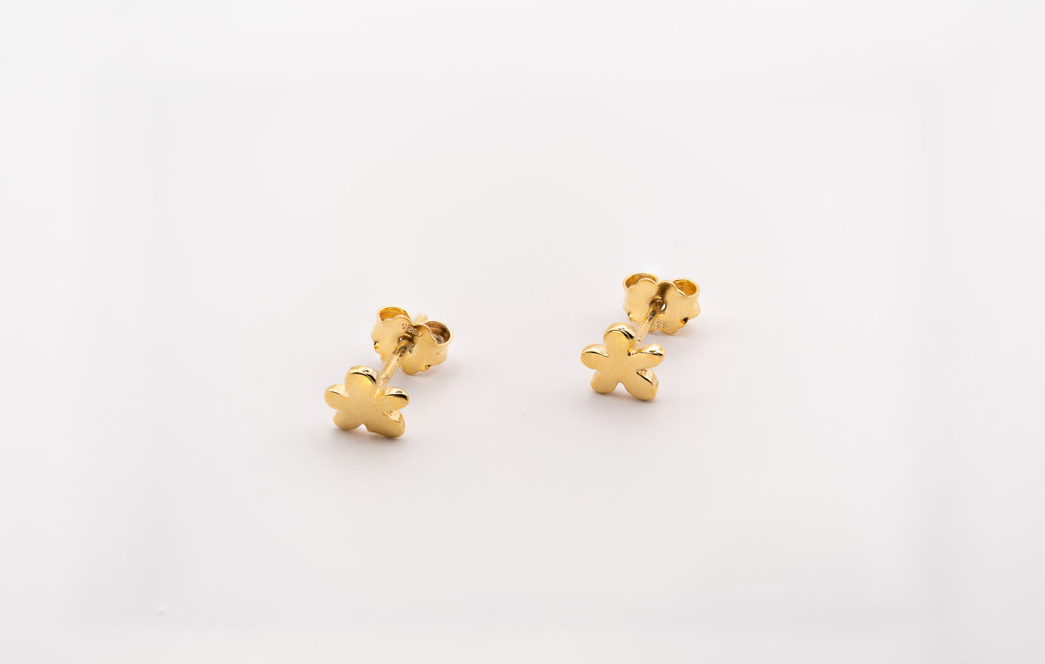 Golden Blossom Double-Sided Earrings