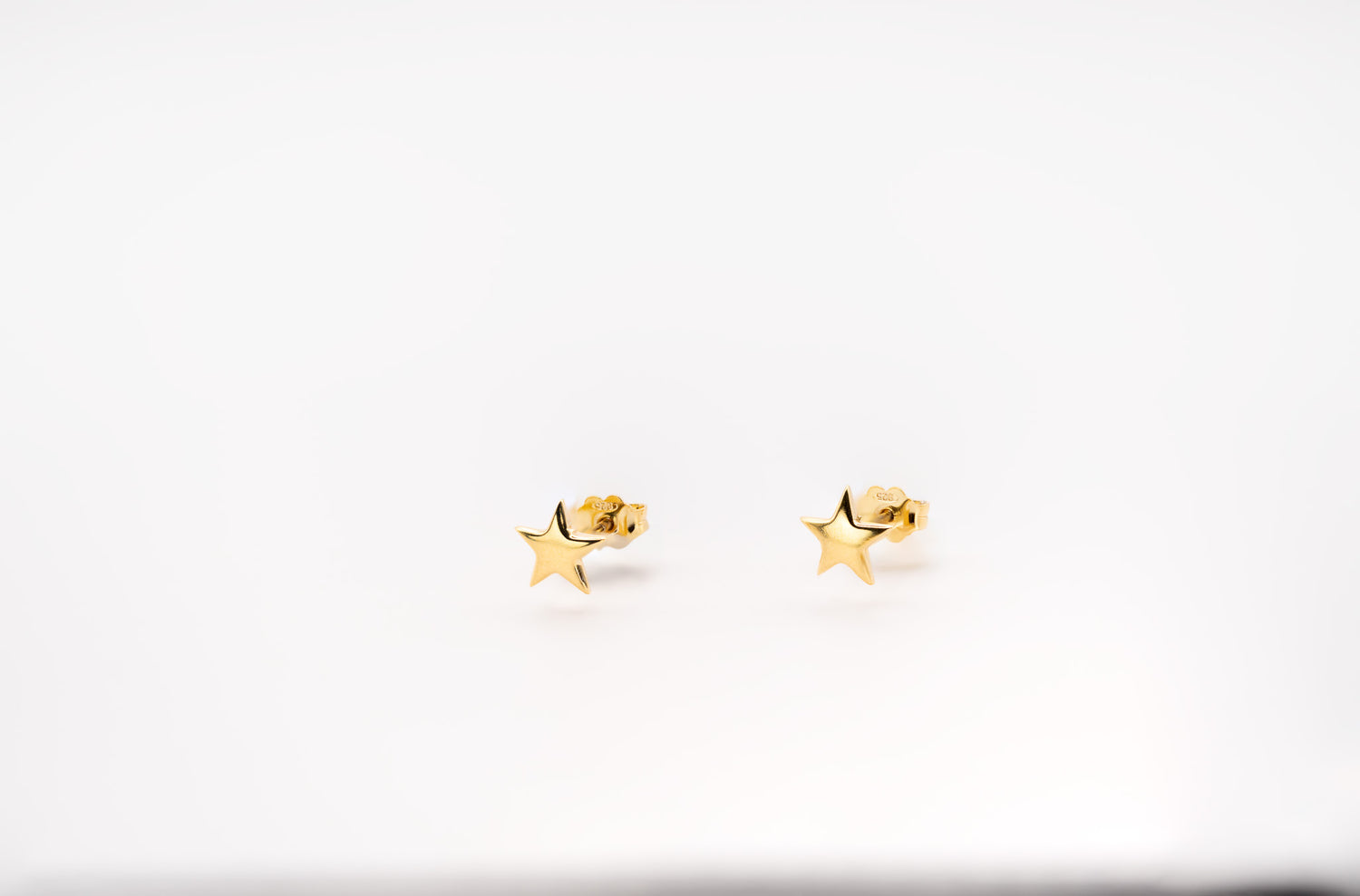 Golden Star Double-Sided Earrings