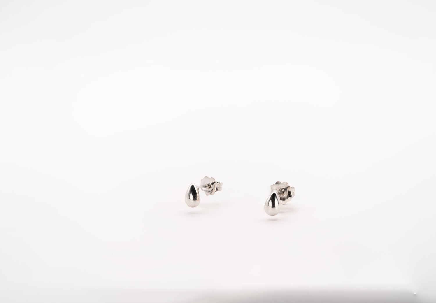 Silver Teardrop Elegance Earrings